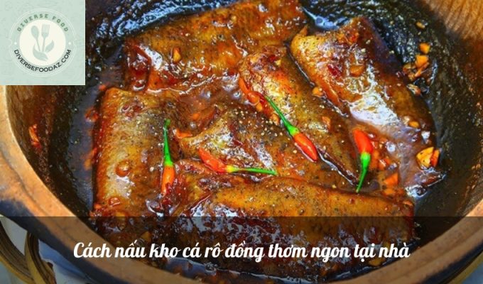 Cách nấu kho cá rô đồng thơm ngon tại nhà